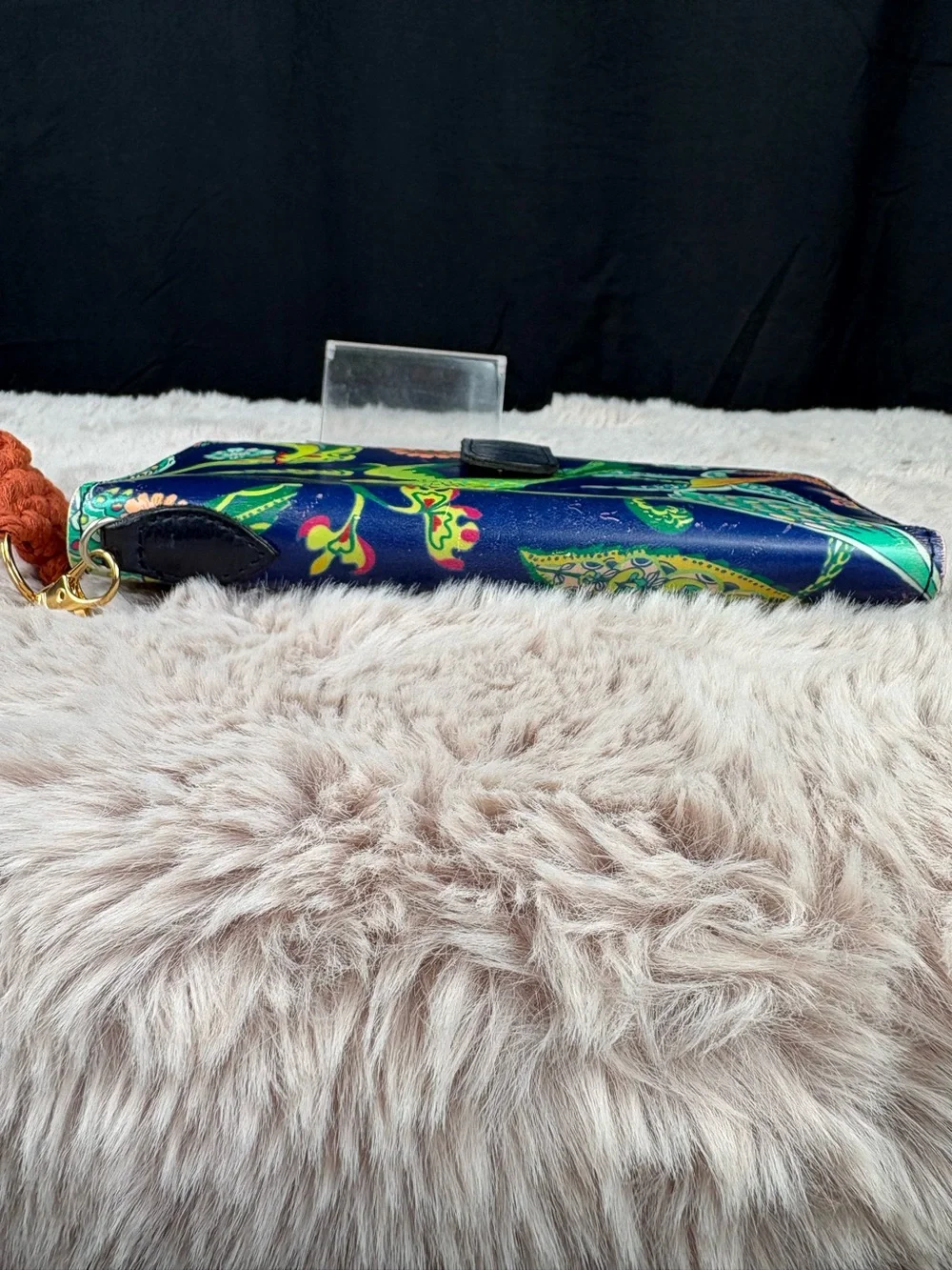 Patricia Nash Lauria Birds of Paradise Leather Zip-Around RFID Wallet Wristlet